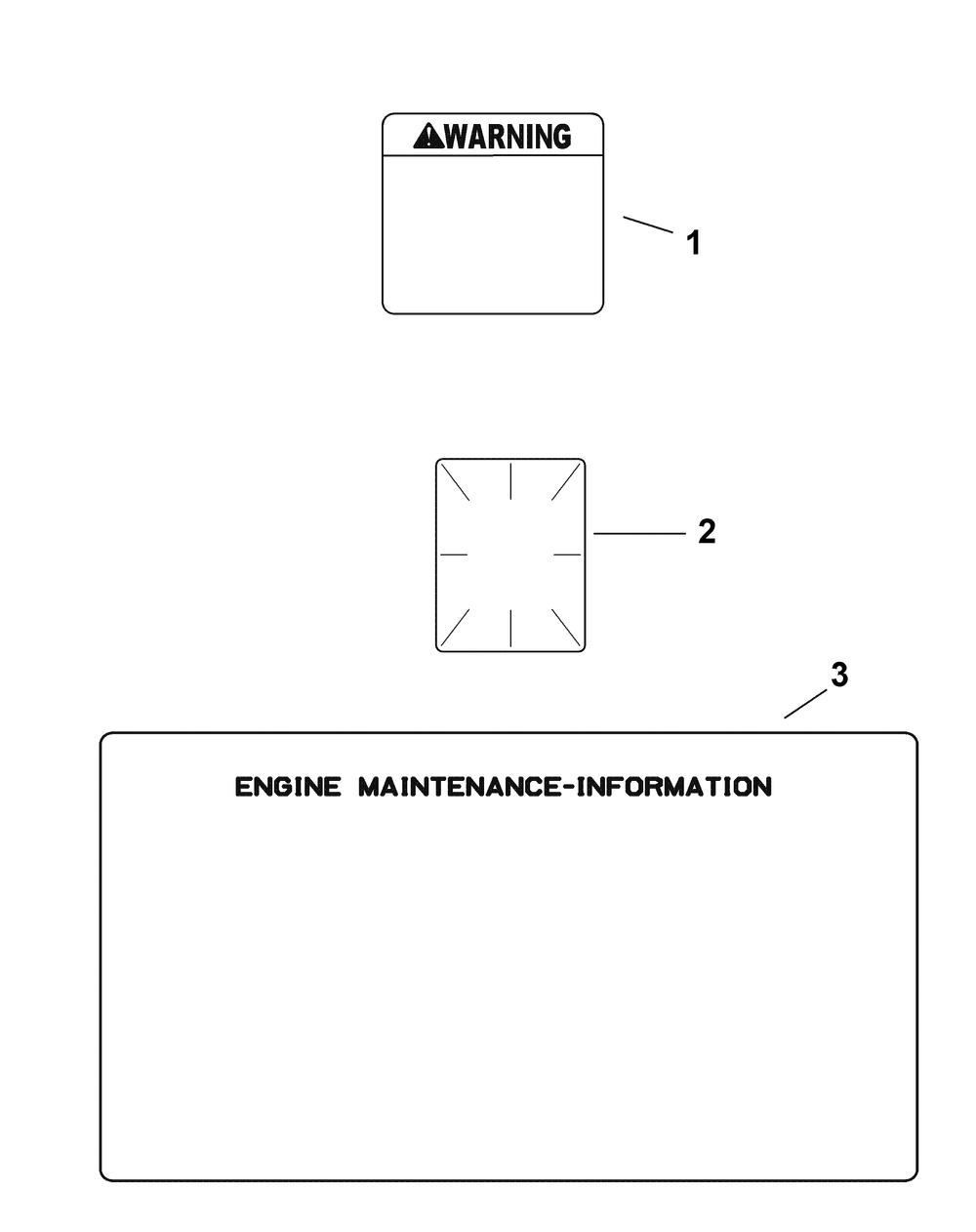 Kohler Efi Engine Decals Diagram and Parts List for 46G 4X4-EFI-1I019G-Before-37AMD710 Cub Cadet Lawn Tractor Accessories